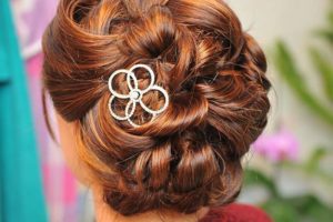 chignon coiffure salon coiffure rouen