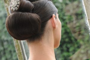 Chignon salon coiffure rouen